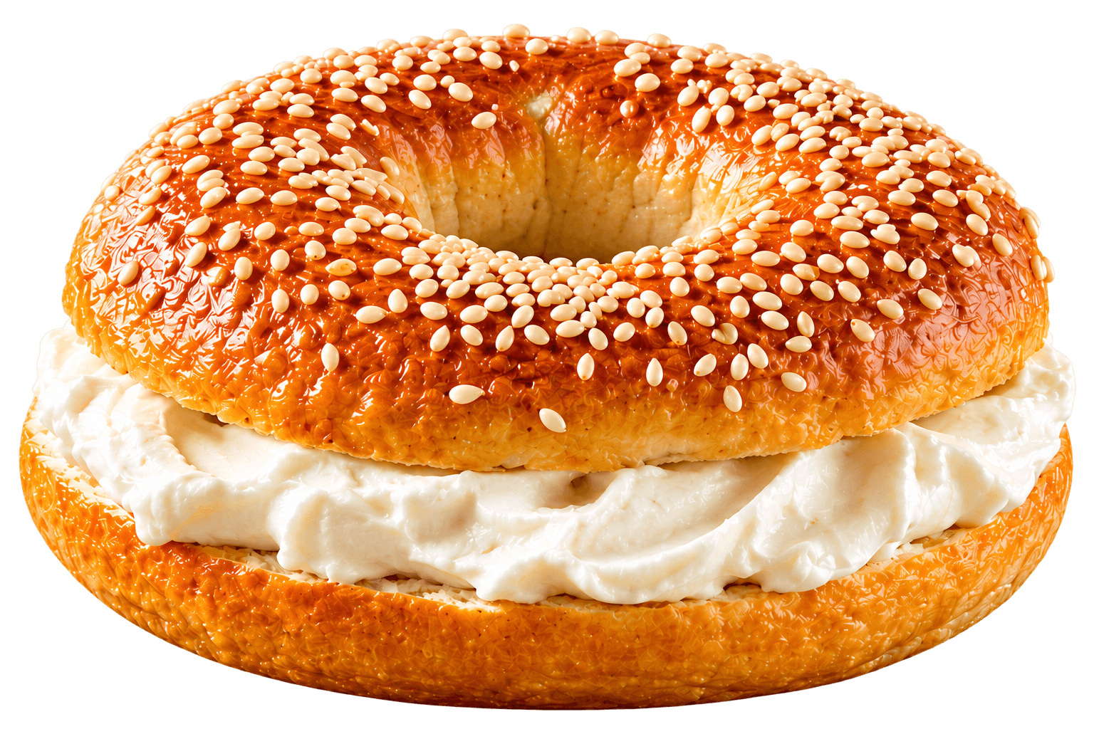 Bagel with cream cheese